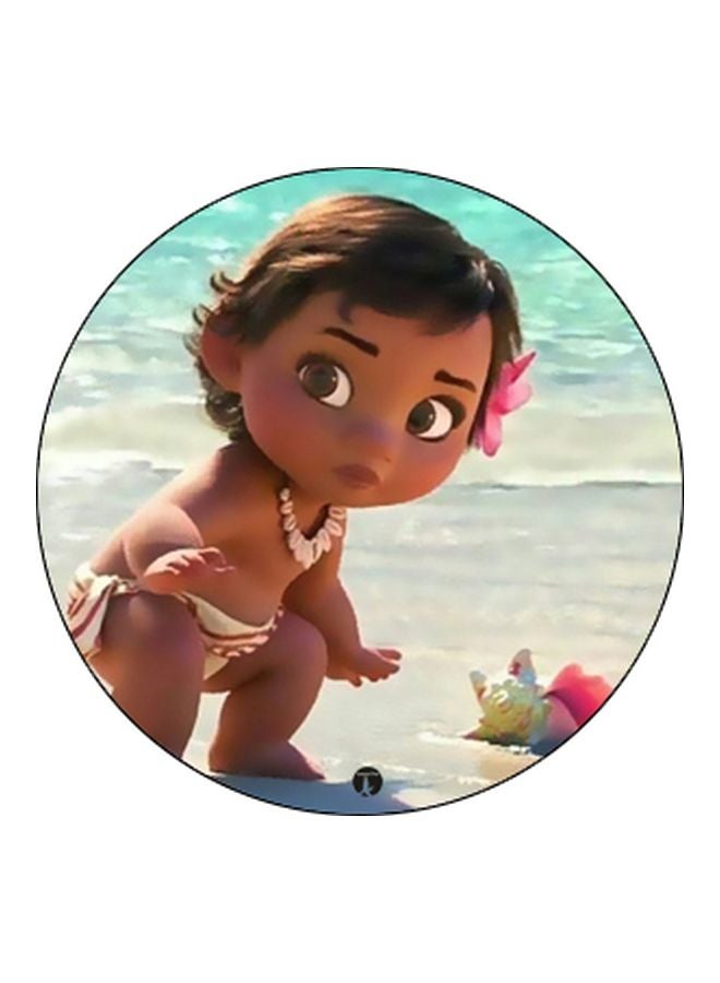 BP Moana Printed Pop Socket Phone Holder Beige/Blue/Black - Image 2