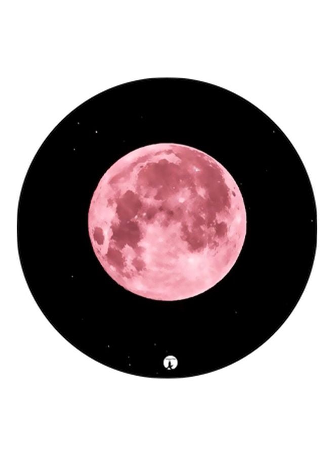 BP Moon Printed Pop Socket Phone Holder Black/Pink - Image 2