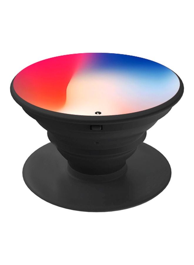 BP Abstract Themed Pop Socket Phone Holder Black/Red/Blue - Image 1