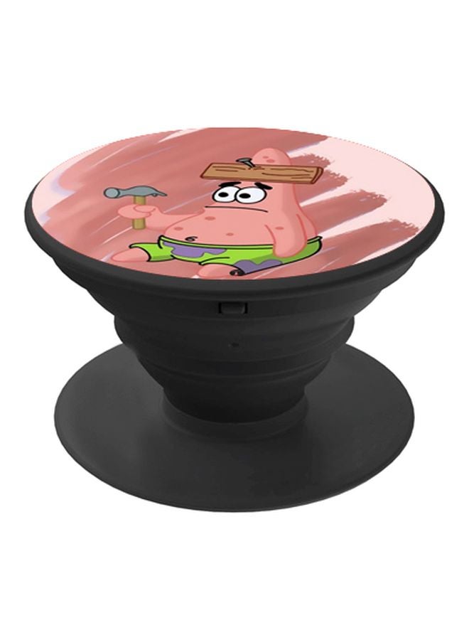 BP SpongeBob SquarePants Printed Pop Socket Phone Holder Pink/Black/Green - Image 1