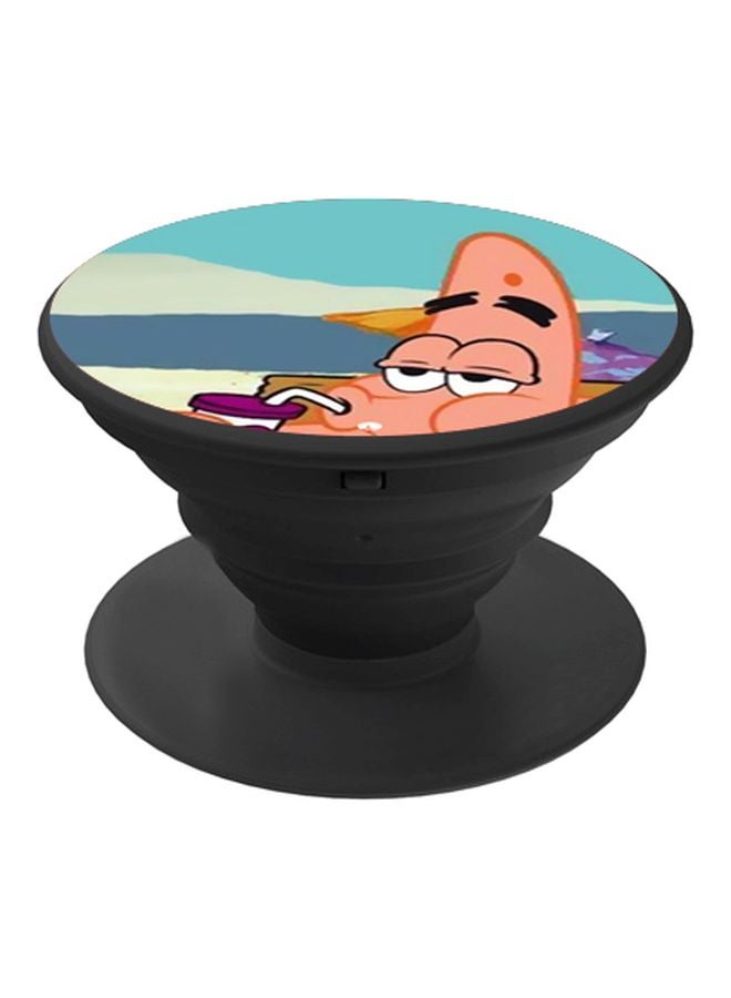 BP SpongeBob SquarePants Printed Pop Socket Phone Holder Black/Blue/Pink - Image 1
