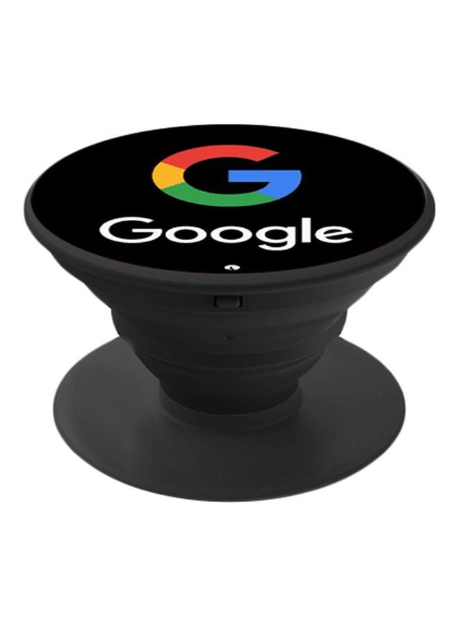 BP Google Logo Printed Pop Socket Phone Holder Black/White/Red - Image 1