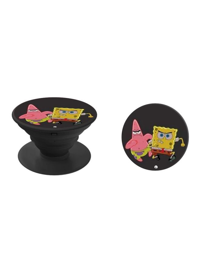 بي بي حامل هاتف بوب سوكيت بطبعة من مسلسل "SpongeBob SquarePants" أسود/أصفر/وردي - Image 2