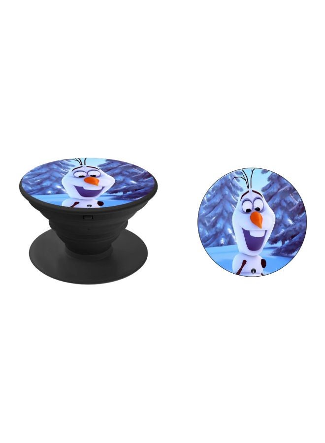 BP Cartoon Printed Pop Socket Phone Holder Blue/Orange/Black - Image 2