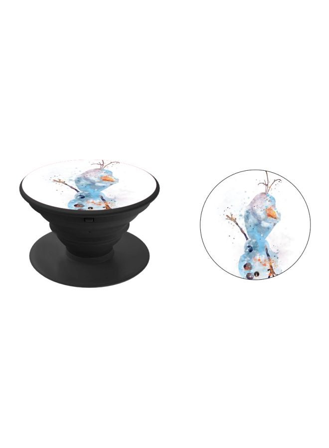 BP Cartoon Printed Pop Socket Phone Holder White/Blue/Black - Image 2