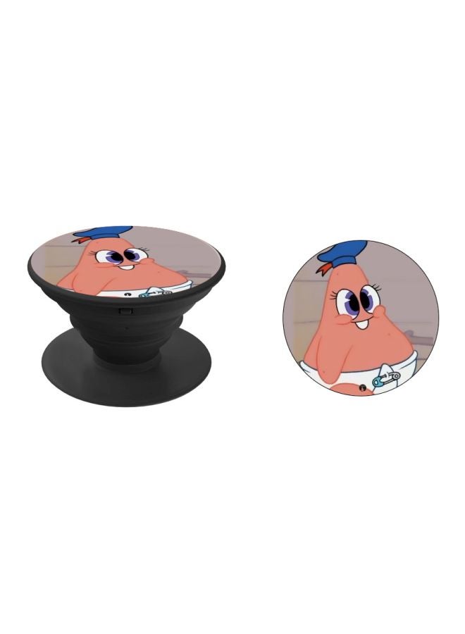 BP Patrick Star Printed Pop Socket Phone Holder Brown/White/Blue - Image 2