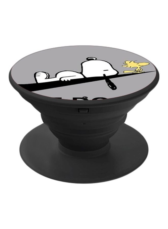 BP Puppy Printed Pop Socket Phone Holder Black/Grey/White - Image 1
