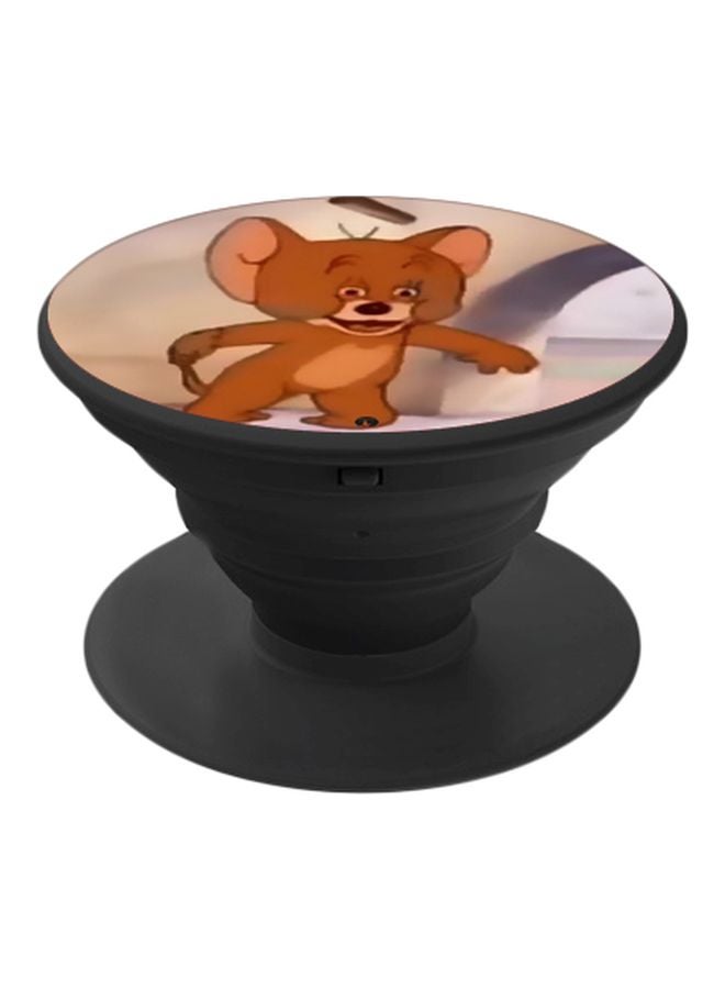 بي بي حامل هاتف بوب سوكيت مطبوع بتصميم شخصية جيري بني/بيج/أسود - Image 1