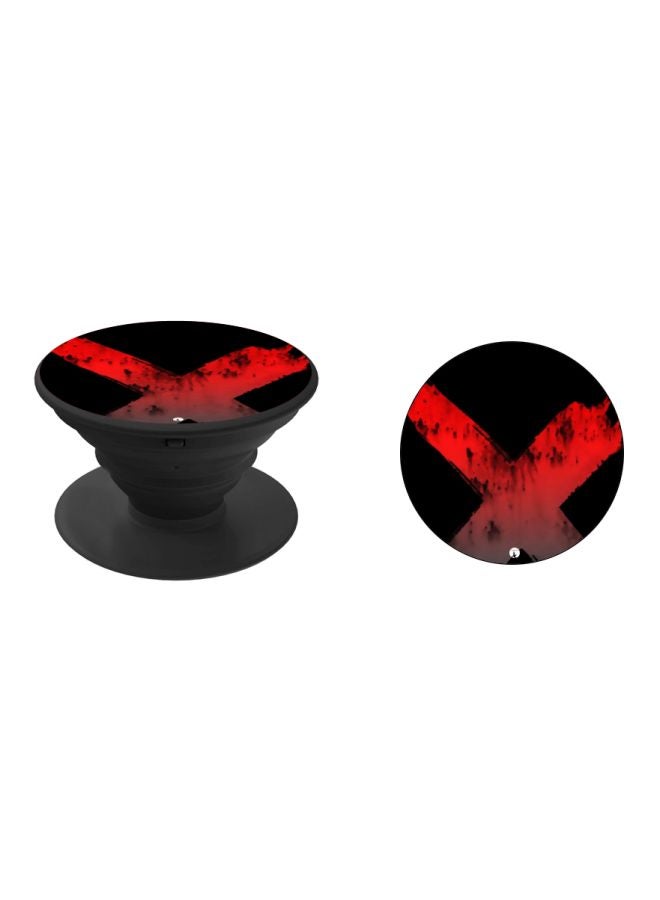 BP X Printed Pop Socket Phone Holder Black/Red - Image 2