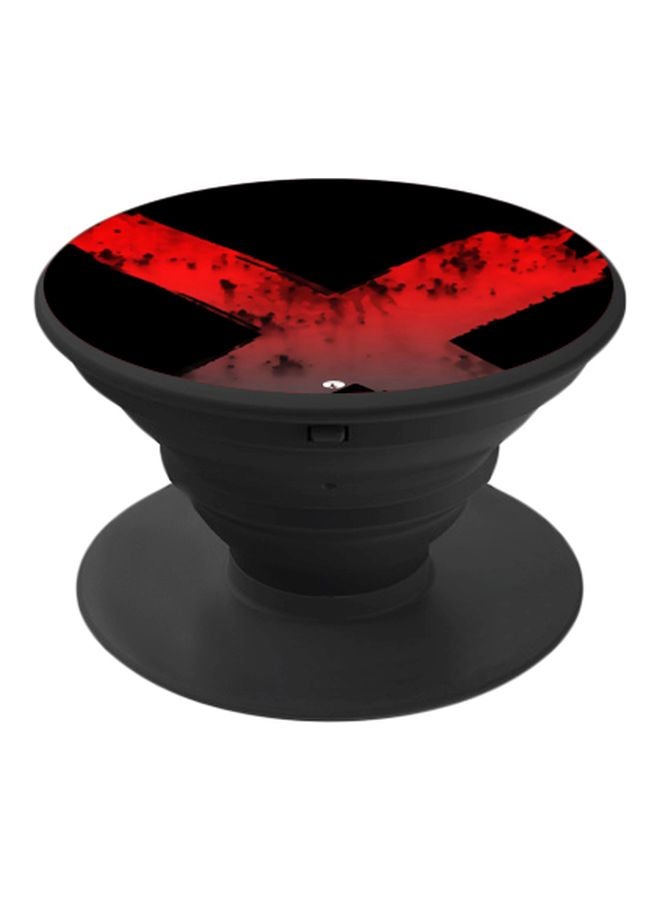 BP X Printed Pop Socket Phone Holder Black/Red - Image 1