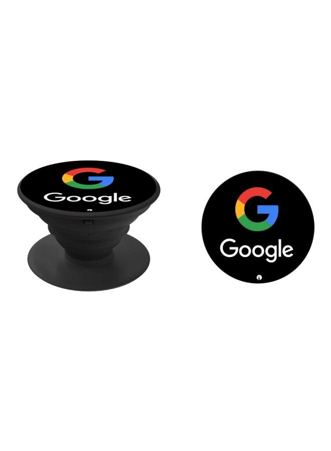 BP Google Logo Printed Pop Socket Phone Holder Black/White/Red - Image 2