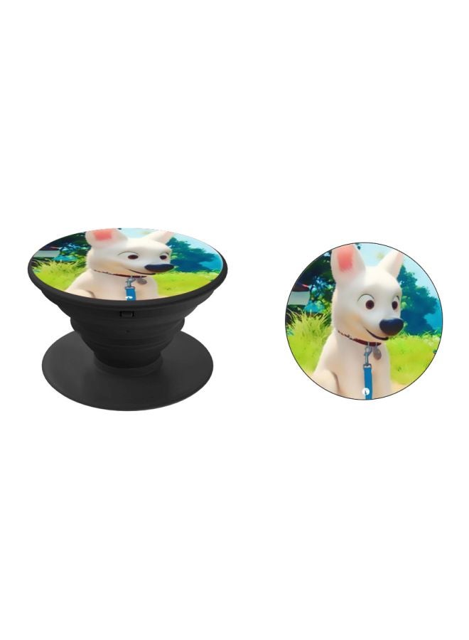 BP Dog Printed Pop Socket Phone Holder Blue/Green/White - Image 2