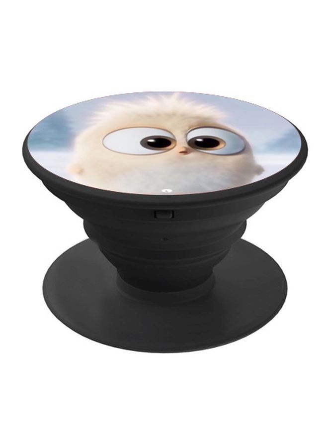 BP Cartoon Printed Pop Socket Phone Holder White/Blue - Image 1