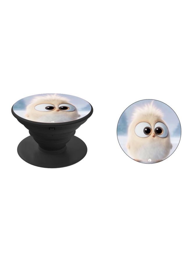BP Cartoon Printed Pop Socket Phone Holder White/Blue - Image 2