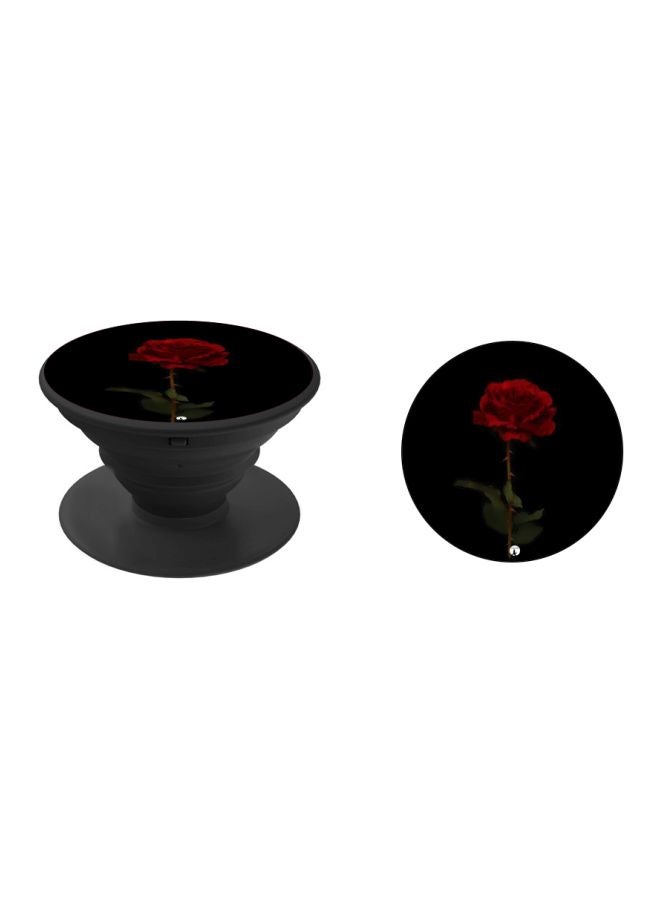 بي بي حامل هاتف بوب سوكيت بطبعة وردة أسود / أحمر/ أخضر - Image 2