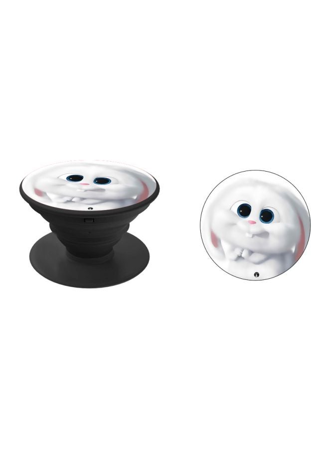 BP Cartoon Printed Pop Socket Phone Holder White/Pink - Image 2