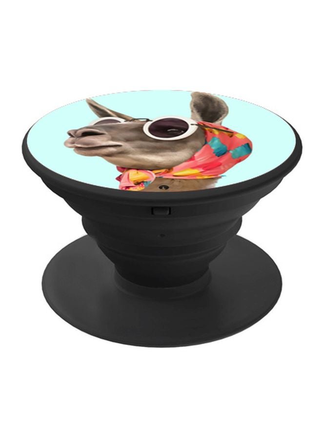 BP Donkey Printed Pop Socket Phone Holder Green/Pink/Grey - Image 1