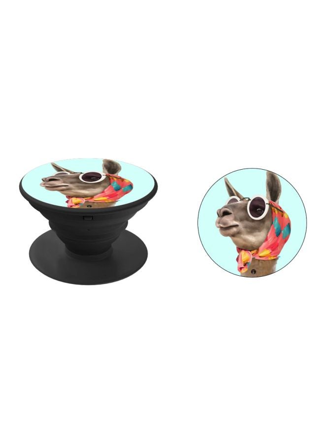 BP Donkey Printed Pop Socket Phone Holder Green/Pink/Grey - Image 2
