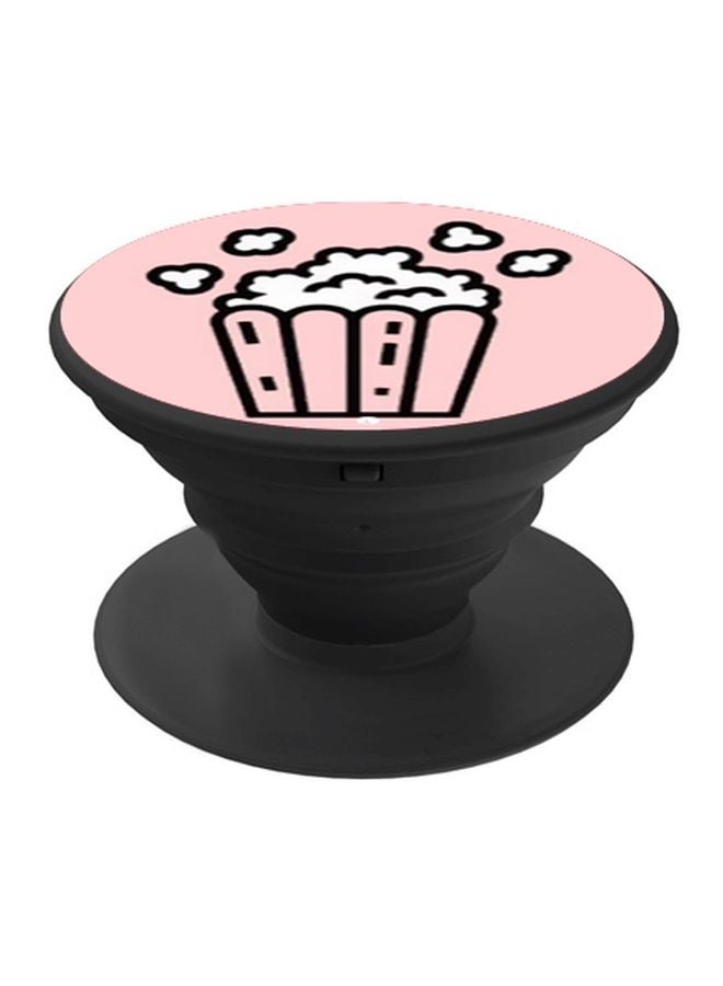 BP Popcorn Printed Pop Socket Phone Holder Pink/White/Black  - Image 1