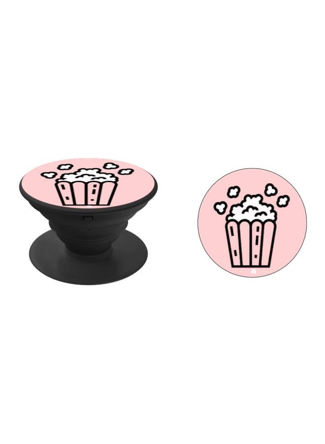 BP Popcorn Printed Pop Socket Phone Holder Pink/White/Black  - Image 2