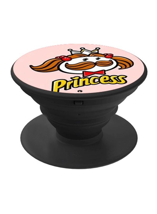 بي بي حامل هاتف بوب سوكيت بطبعة أميرة وردي/ بني/ أصفر - Image 1