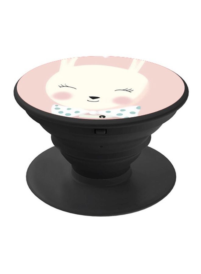 BP Cartoon Printed Pop Socket Phone Holder Pink/Beige/White - Image 1