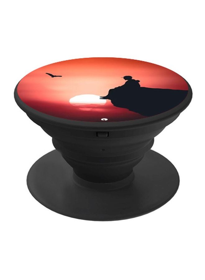 BP Scenery Printed Pop Socket Phone Holder Orange/Black/White - Image 1