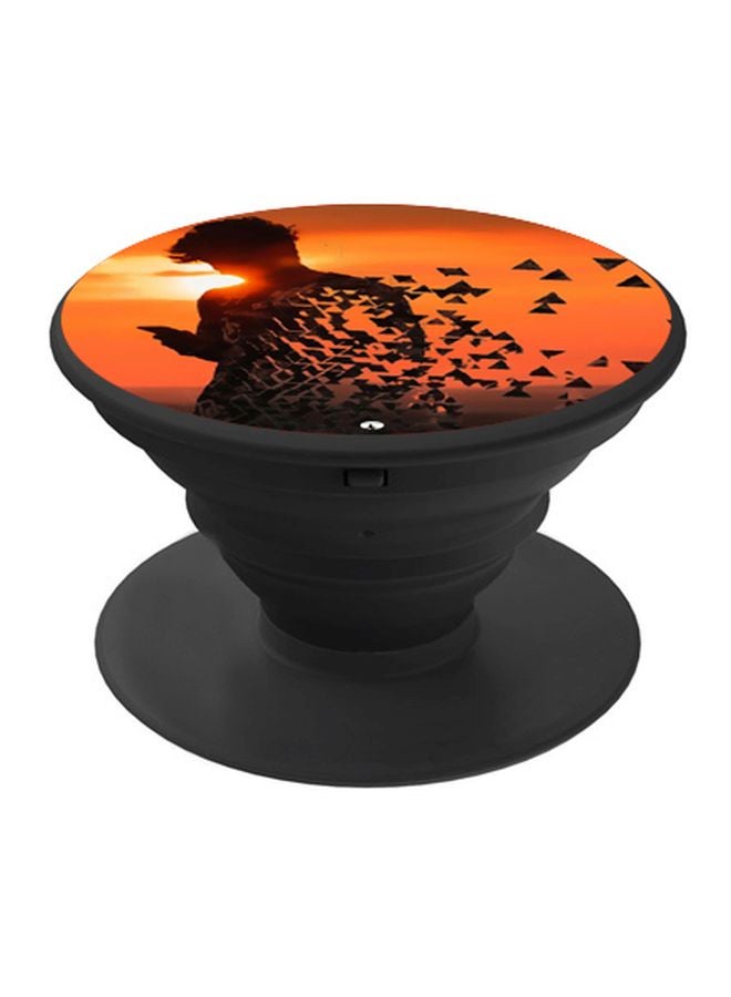 بي بي حامل هاتف بوب سوكيت بطبعة ولد برتقالي/أسود - Image 1