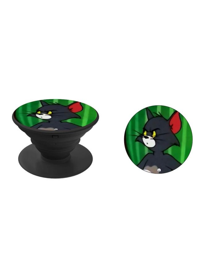 بي بي حامل هاتف بوب سوكيت مطبوع بتصميم شخصية توم أخضر / رمادي / أسود - Image 2