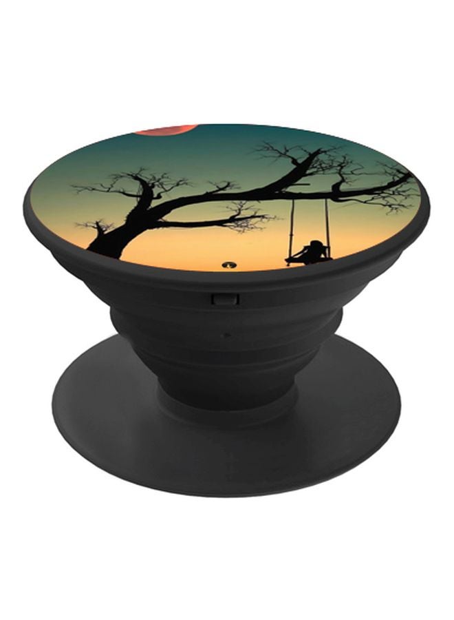 بي بي حامل هاتف بوب سوكيت بطبعة فتاه على أرجوحة أزرق\بيج\أسود - Image 1