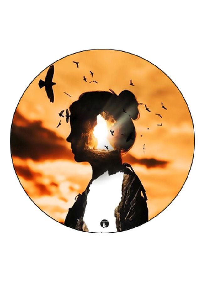 بي بي حامل هاتف بوب سوكيت بطبعة فتاة بني/أبيض/أسود - Image 2