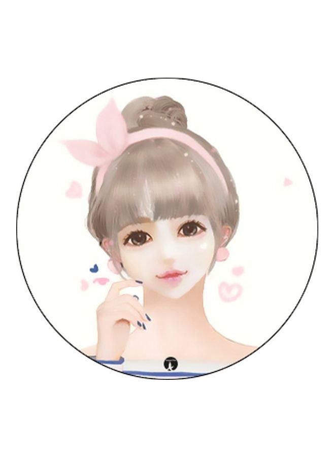 BP Cartoon Printed Pop Socket Phone Holder Black/Pink/Blue - Image 2