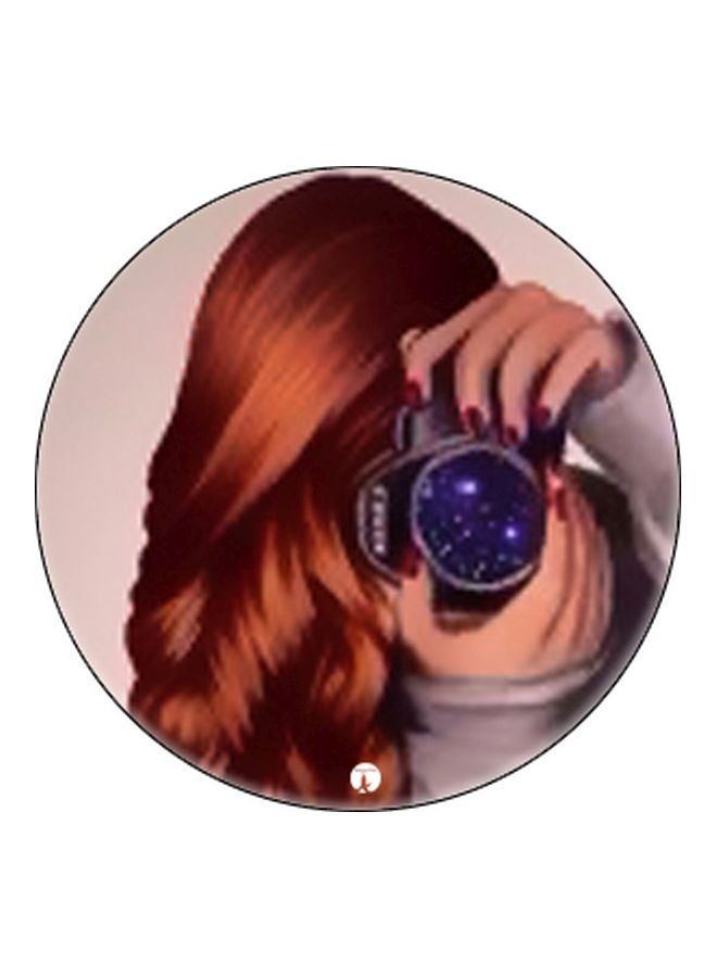 BP Printed Pop Socket Phone Holder Black/Beige/Brown - Image 2
