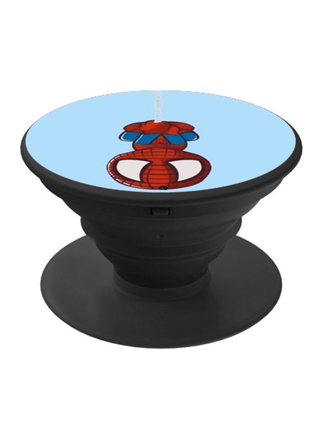 BP Spider Man Printed Pop Socket Phone Holder Black/Blue/Red - Image 1