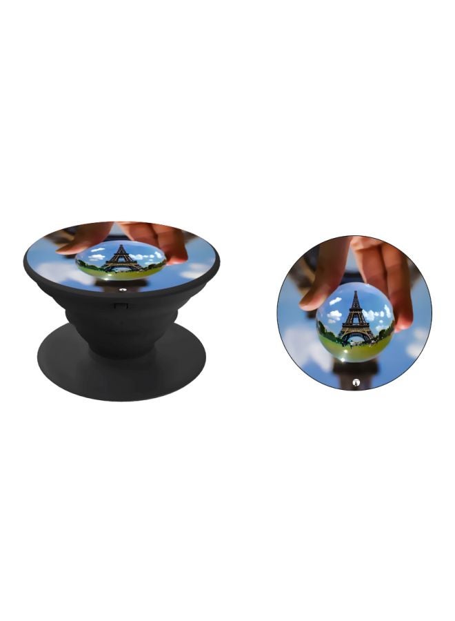 BP Eiffel Tower Printed Pop Socket Phone Holder Blue/Green/Black - Image 2