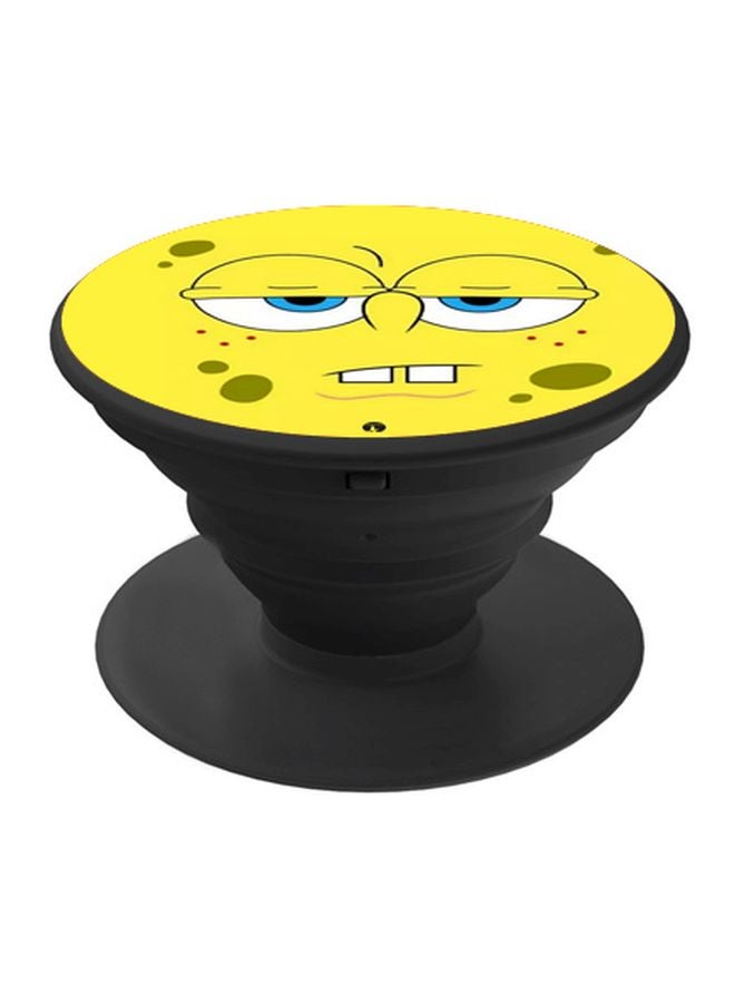 BP SpongeBob SquarePants Printed Pop Socket Phone Holder Yellow/White/Black - Image 1
