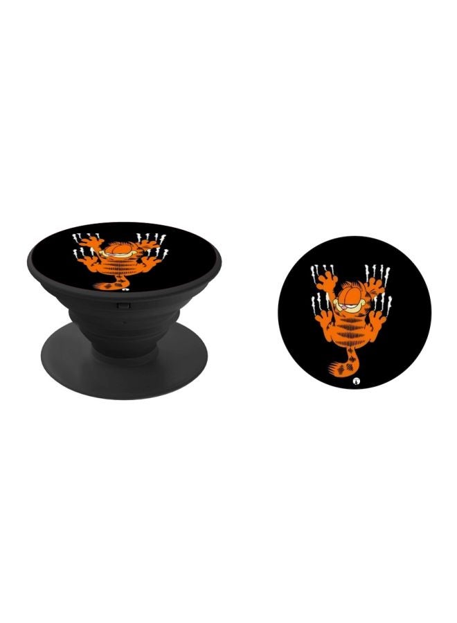 BP Garfield Printed Pop Socket Phone Holder Orange/White/Black - Image 2
