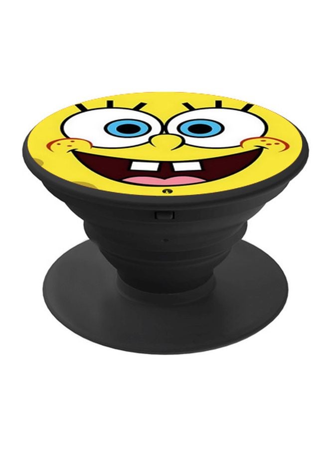 BP SpongeBob SquarePants Printed Pop Socket Phone Holder Yellow/White/Black - Image 1
