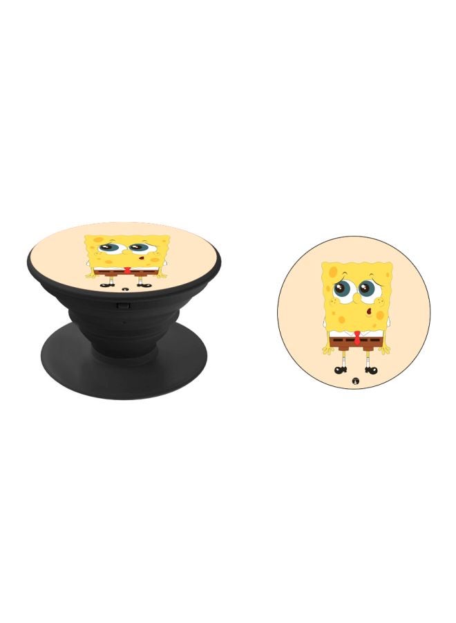 BP SpongeBob SquarePants Printed Pop Socket Phone Holder Yellow/Beige/Black - Image 2