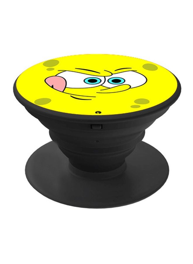 BP SpongeBob SquarePants Printed Pop Socket Phone Holder Yellow/White/Black - Image 1