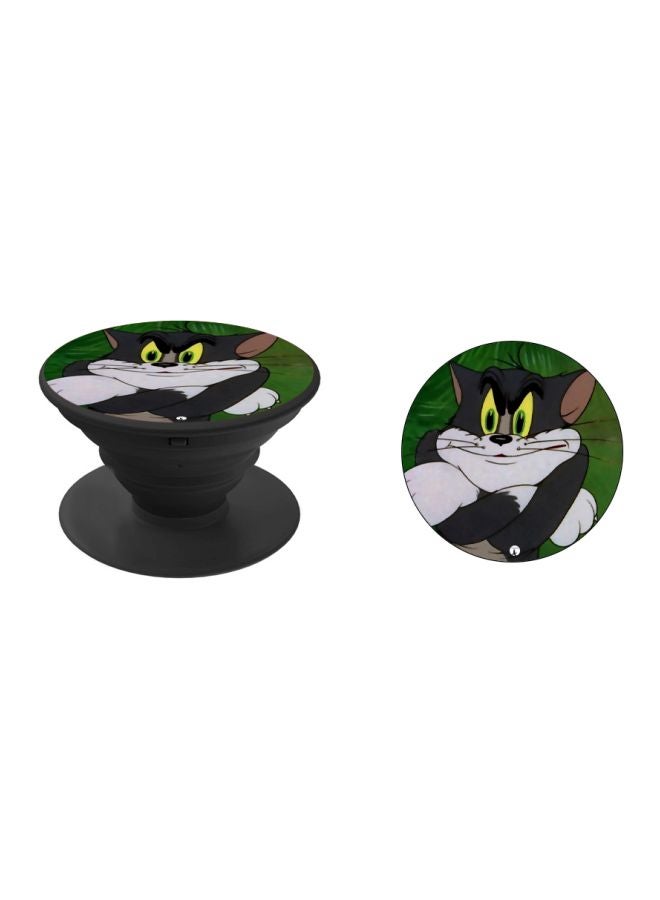BP Tom Printed Pop Socket Phone Holder Green/Grey/Black - Image 2