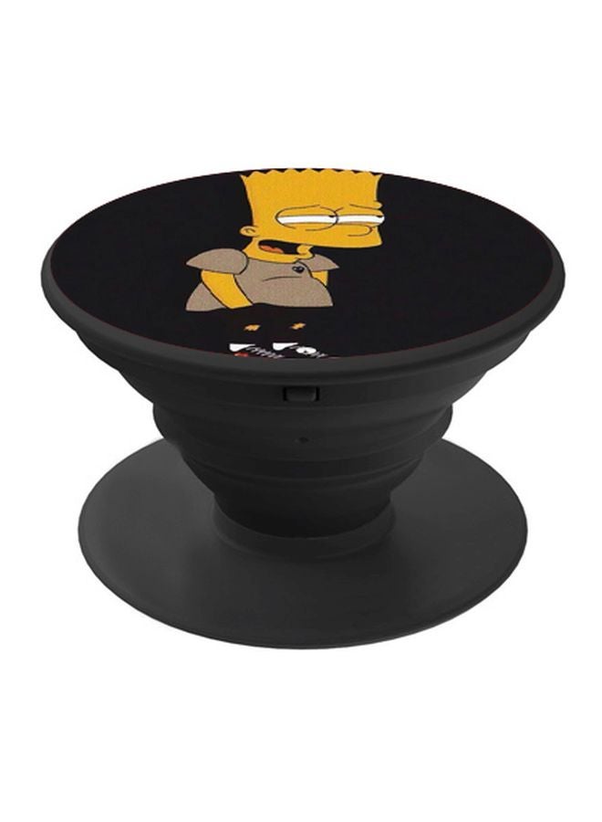 BP The Simpsons Character Printed Pop Socket Phone Holder Yellow/White/Black - Image 1