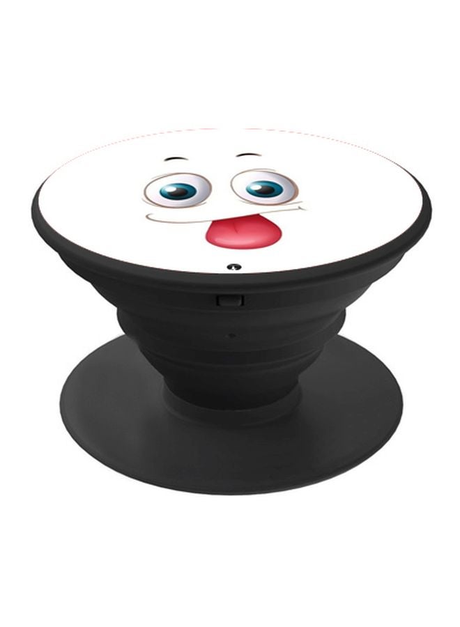 BP Cartoon Printed Pop Socket Phone Holder White/Red/Black - Image 1