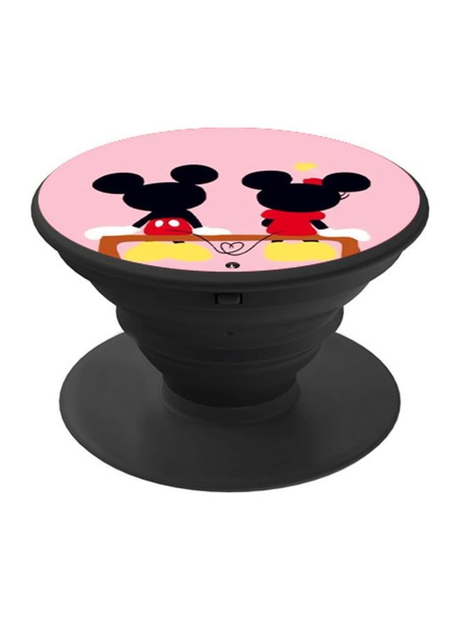 BP Mickey And Minnie Mouse Printed Pop Socket Phone Holder Pink/Red/Black - Image 1