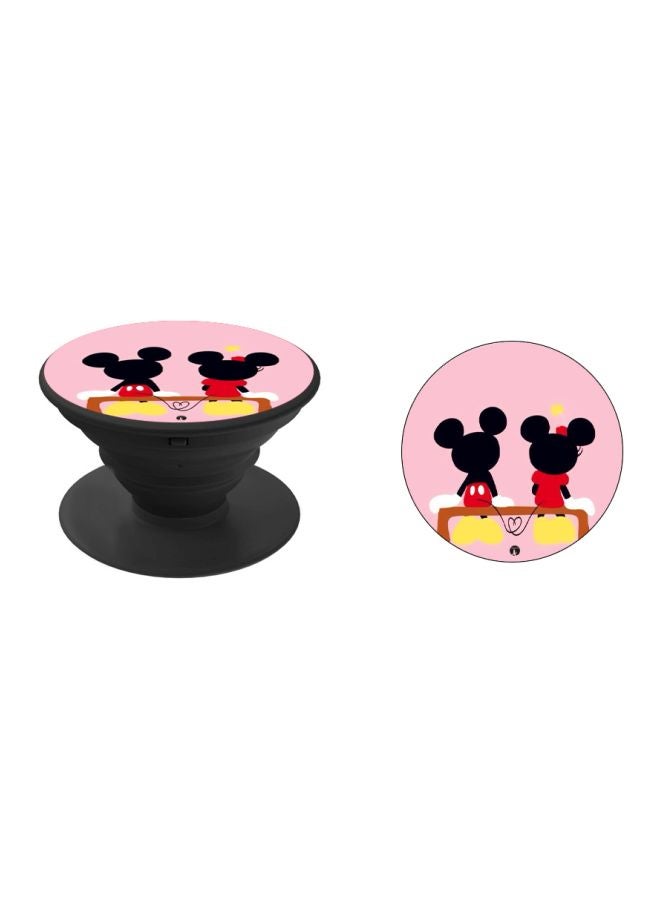 BP Mickey And Minnie Mouse Printed Pop Socket Phone Holder Pink/Red/Black - Image 2