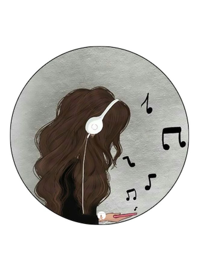 BP Anime Printed Pop Socket Phone Holder Black/Grey/Brown - Image 2