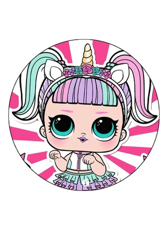 BP Cartoon Printed Pop Socket Phone Holder Black/Blue/Pink - Image 2