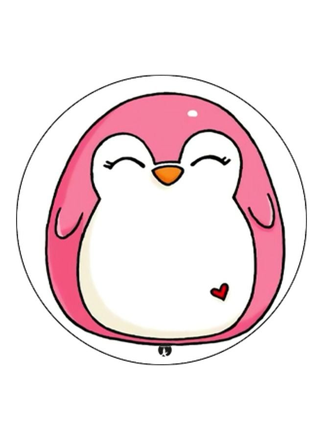 BP Cartoon Printed Pop Socket Phone Holder Black/White/Pink - Image 2