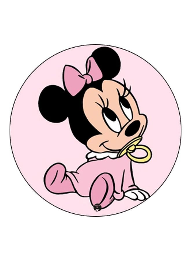 BP Mickey Mouse Printed Pop Socket Phone Holder Pink/Black/Beige - Image 2