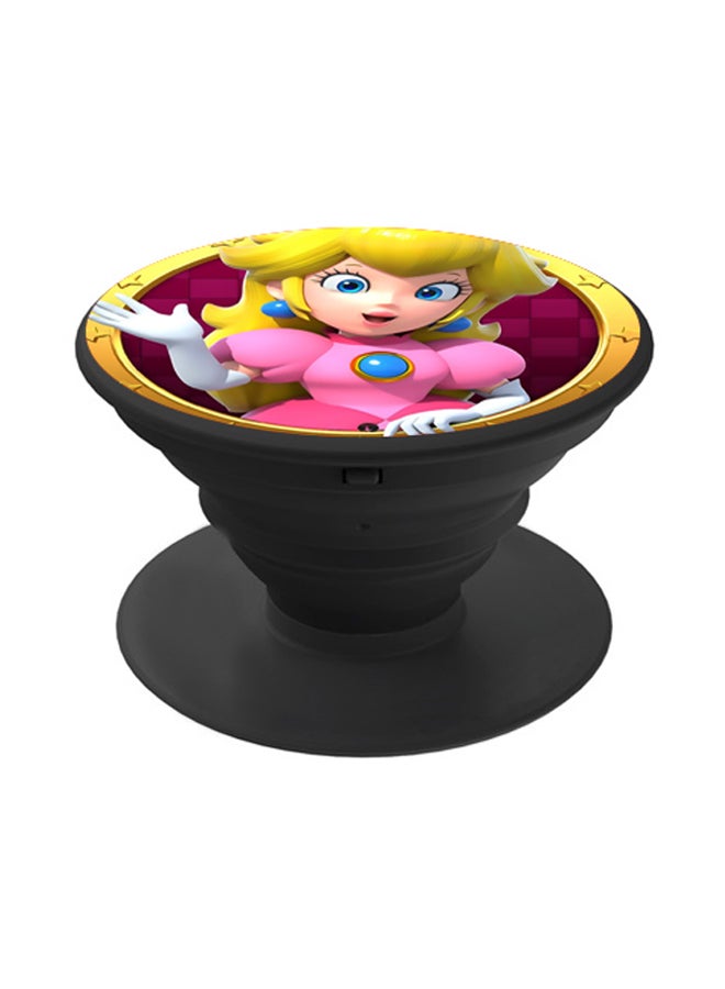 BP Princess Printed Pop Socket Phone Holder Pink/Yellow/Beige - Image 1